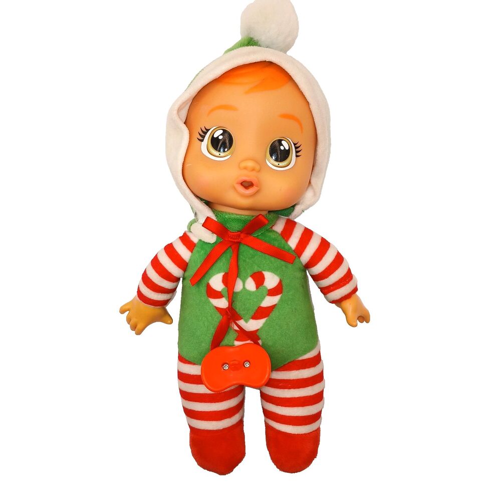 Cry Babies Tiny Cuddles Christmas Elf 10 inch Baby Doll